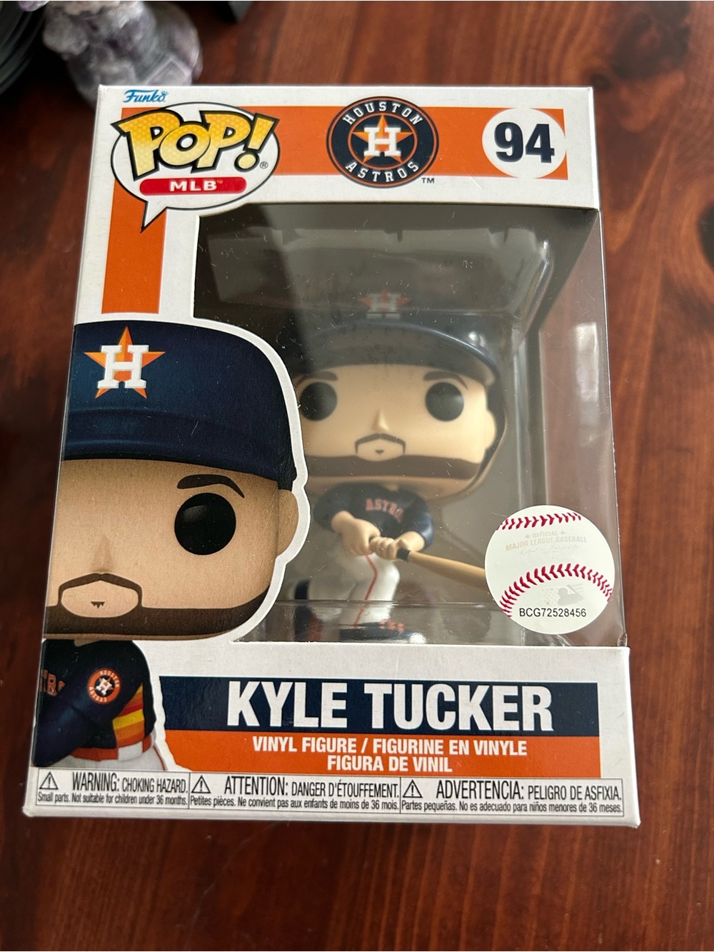 Funko POP! MLB Kyle Tucker Vinyl Figure - Houston Astros (Blue/Orange)